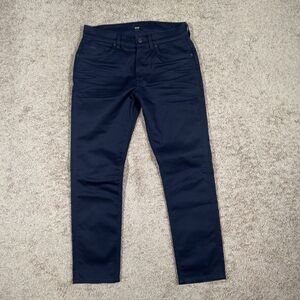 Hugo Boss Jeans Mens 30x29 Blue Italian Stretch Lightweight Denim Designer Slim
